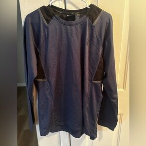 Spyder Navy Long Sleeve Shirt